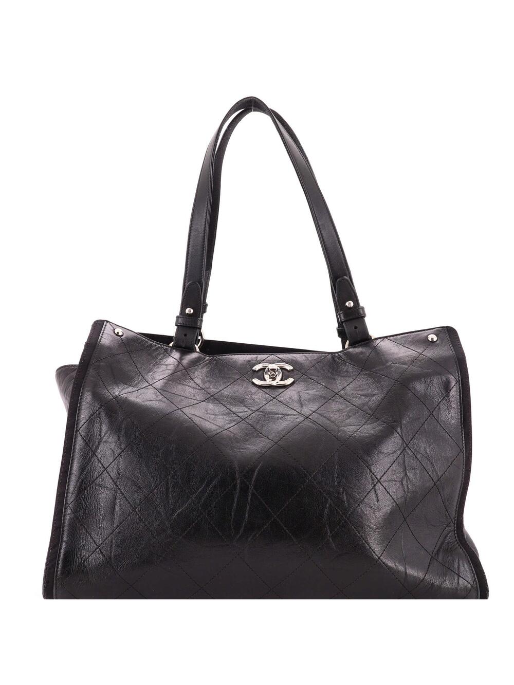 Chanel On The Road Zip Tote Quilted #356608C18B